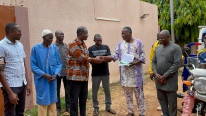 Remise d’équipements à Gomponsom