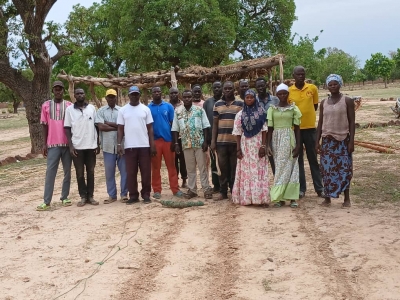 Yako: Session de formation sur les technique agroécologique.