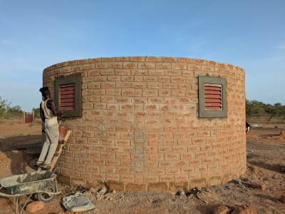 Tanlili : Construction des cases d’hébergement