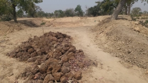 Aménagement du BCER ( Bassin de collecte des Eaux du Ruissellement) par les femmes de GOMPOUGDOU