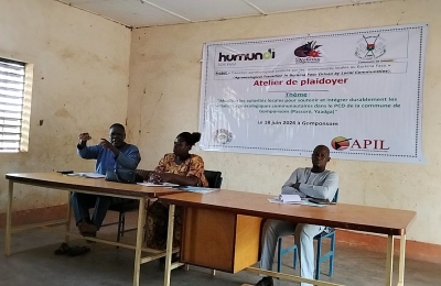 Gomponsom : Atelier de plaidoyer pour impulser l’agroécologie dans les politiques communales locales.